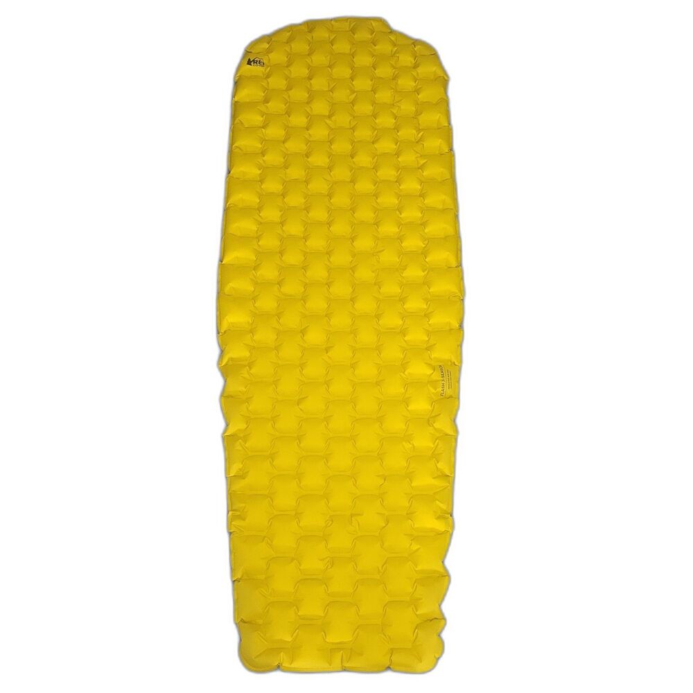 REI Co-op Flash 3 Season Insulated Air Pad Regular Wide Mummy Yellow No Bag